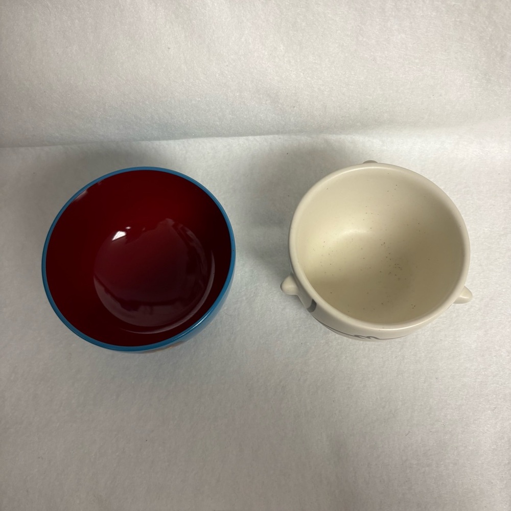 STITCH Sunart Bowl & Tea Cup Set Blue Disney Japan - Picture 4 of 13